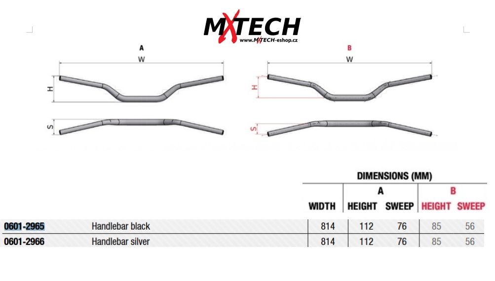 řidítka Neken www.mxtech-eshop.cz řidítka Neken www.mxtech-eshop.cz