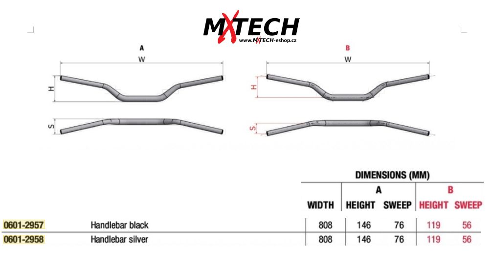 řidítka Neken www.mxtech-eshop.cz řidítka Neken www.mxtech-eshop.cz