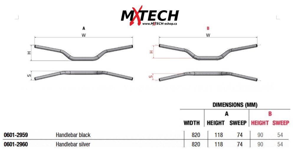 řidítka Neken www.mxtech-eshop.cz řidítka Neken www.mxtech-eshop.cz