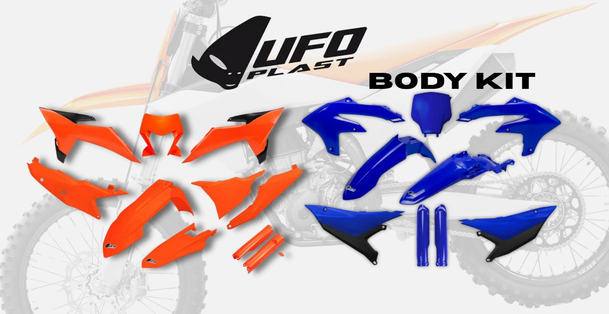 KOMPLETNÍ SADY PLASTŮ PRO MOTOCYKLY UFO PLASTIC