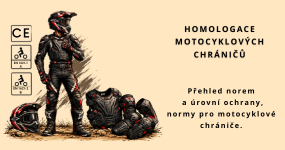HOMOLOGACE MOTOCYKLOVÝCH CHRÁNIČŮ