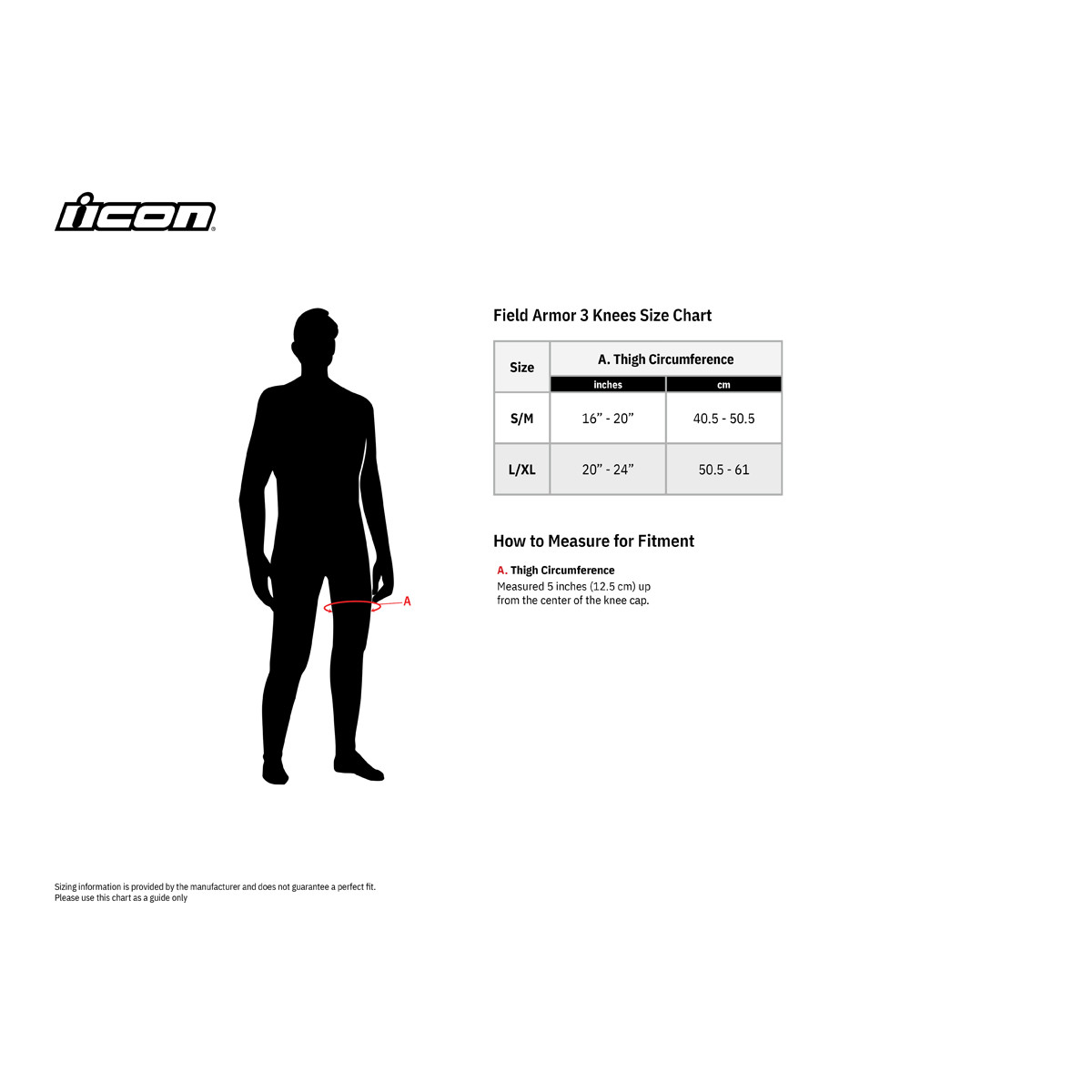 Kolenní chrániče ICON KNEE FIELD ARMOR 3 černé vel. L/XL