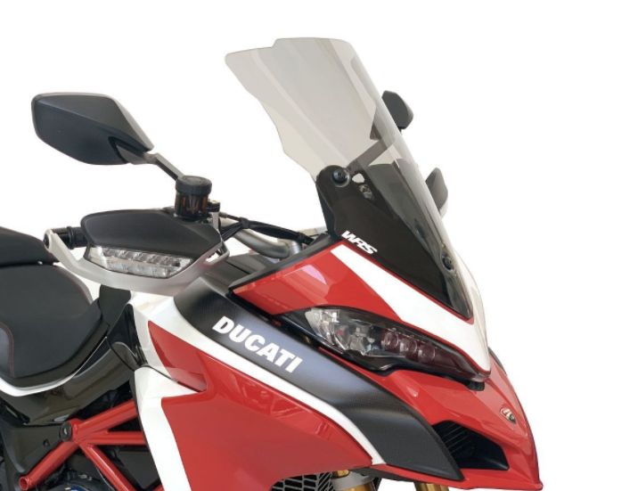 Plexi motocyklu WRS pro DUCATI MULTISTRADA 1260 2018-2020 viz popis, barva kouřová , výška 50 cm (19-3 / 4 ") 