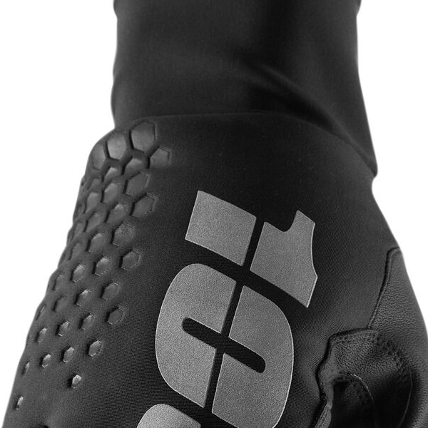a Motokrosové rukavice 100% BRISKER HYDROMATIC BLACK vel. M