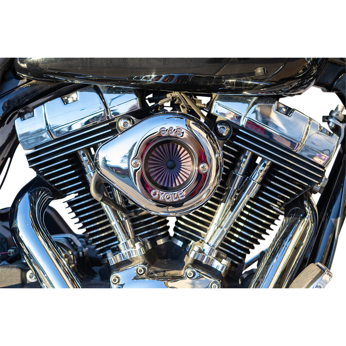 Kit sání S&S CYCLE STEALTH AIR STINGER KIT pro HARLEY DAVIDSON SOFTAIL 2016-2017 viz popis, chrom