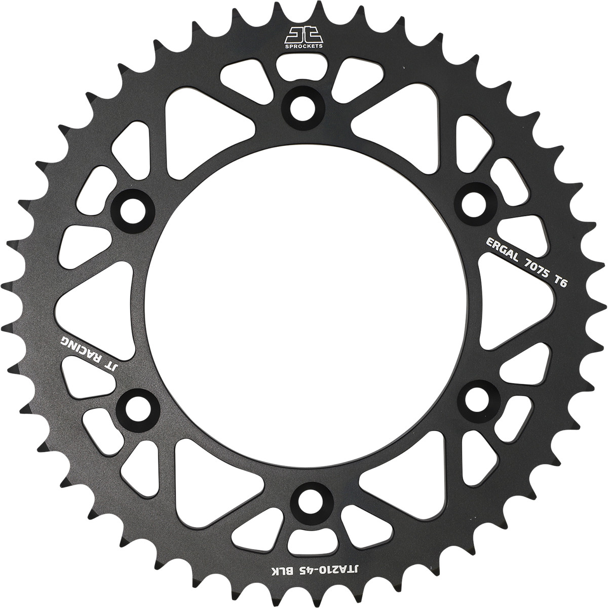 Hliníková rozeta JT SPROCKETS pro HONDA CR 500 R 1992-2001 černá, 50 zubů
