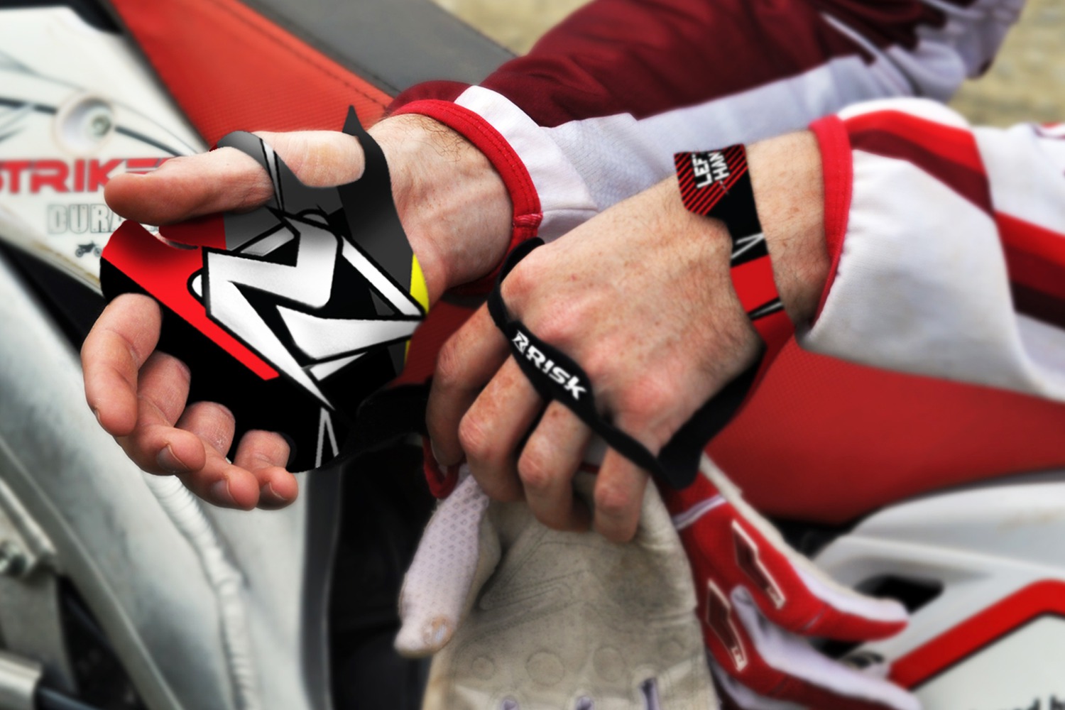 Vložky do rukavic proti puchýřům / chrániče dlaní RISK RACING PALM SAVER - 1 pár vel. XL