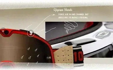 Veteránské motokrosové brýle 100% BARSTOW ERBAN zrcadlové plexi 