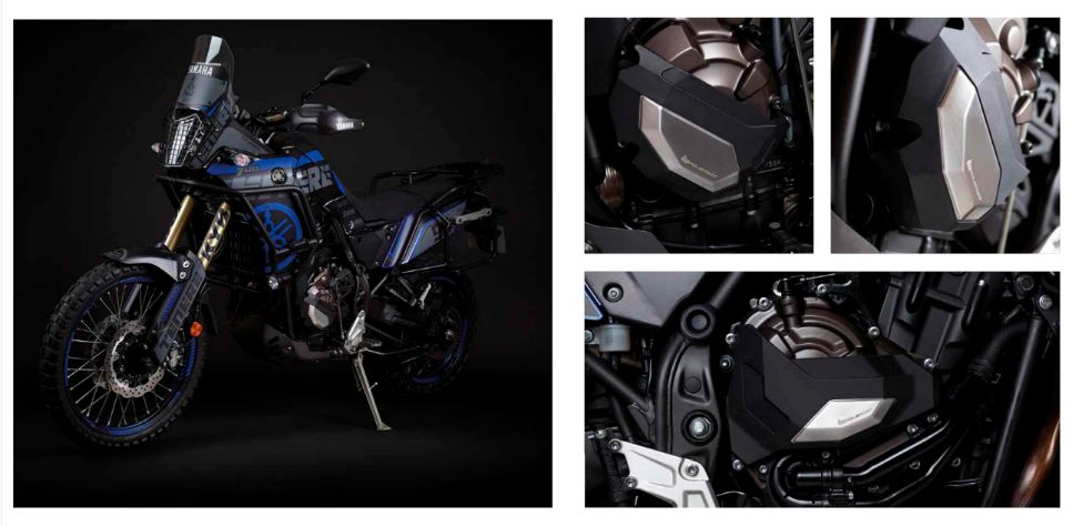 Sada odolných krytů alternátoru a spojky motocyklu POLISPORT KIT ENGINE COVER pro HONDA NC 700 X  2014-2017