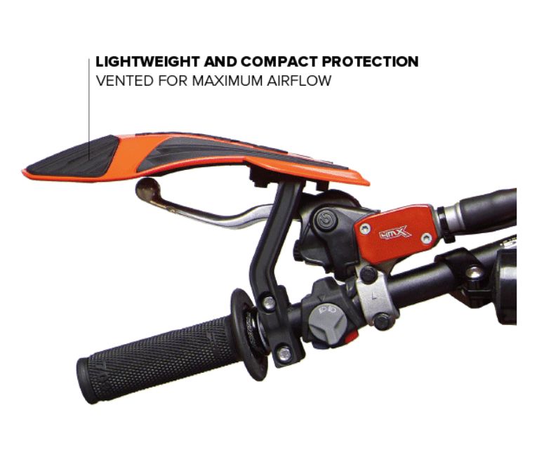 Motokrosové MX kryty páček POLISPORT MX AIR HANDGUARD černá/zelená - pár 