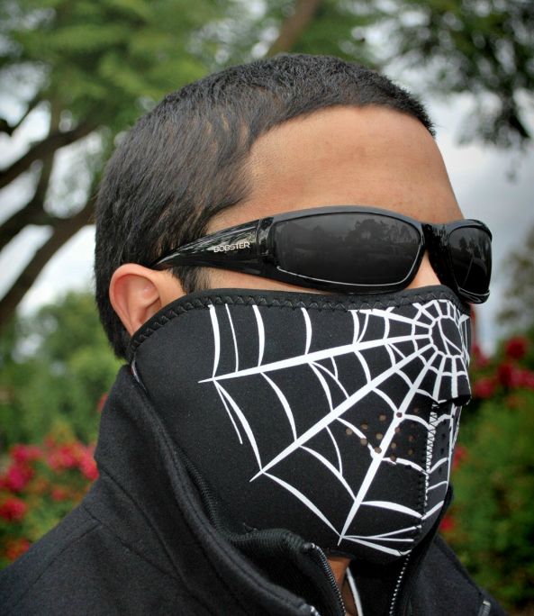 Ochranná neoprenová maska na obličej ZANHEADGEAR HALF MASK THERMAL WNFM611H TYDY SKULL