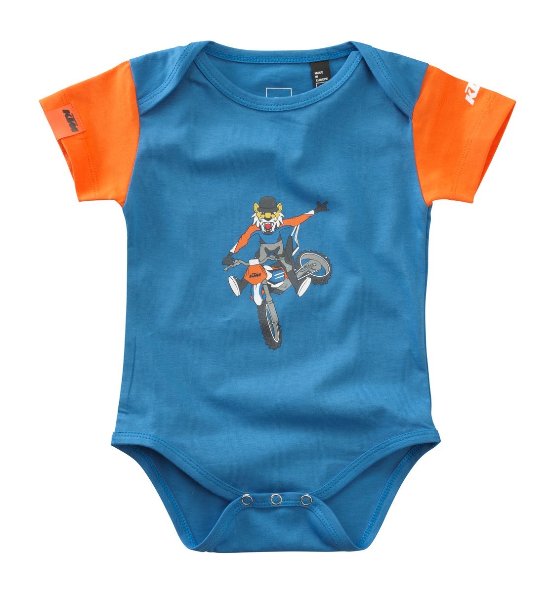 a Sada dětských bodýček KTM BABY RADICAL BODY SET oranžové/modré 2 kusy 86 /12-18 měsíců