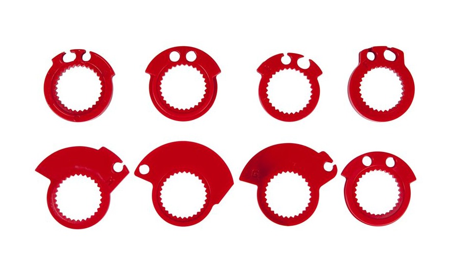 Motocyklové MX gripy RTECH R20 WAWE s lock-on systémem, neon žluté, pár