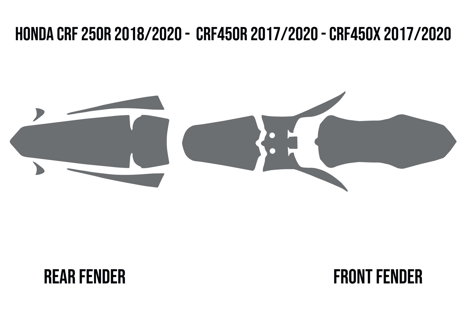 Ochranná pěna do blatníků motocyklu TWIN AIR MUD FOAM DEFLECTORS pro HUSQVARNA FC 250/ 350/ 450 rok 2019-2022