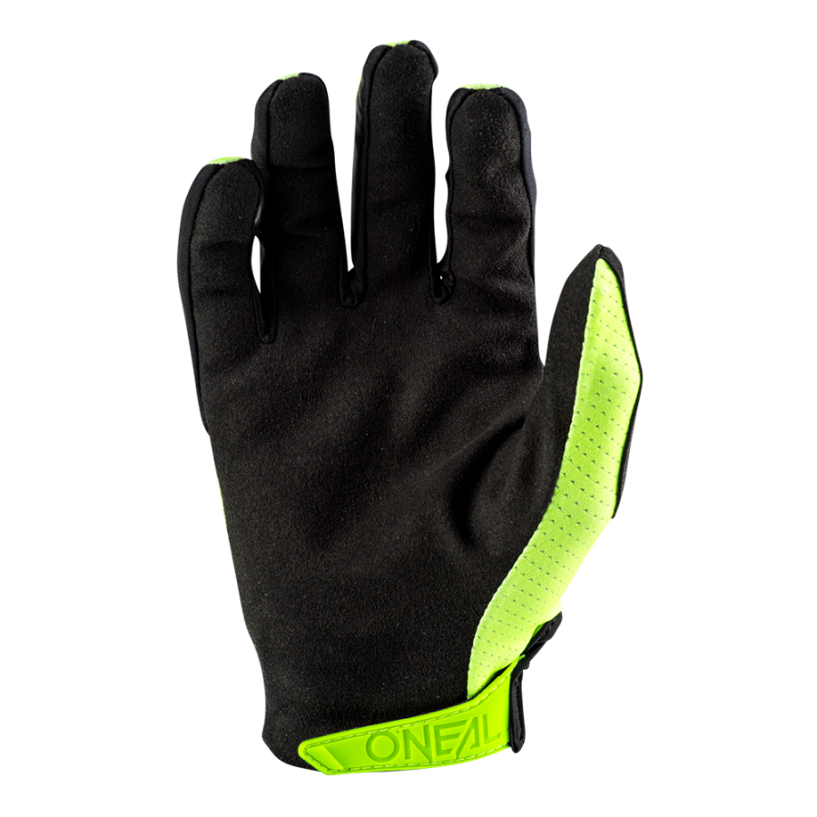 a Motokrosové rukavice ONEAL MATRIX STACKED fluo žlutá vel. L