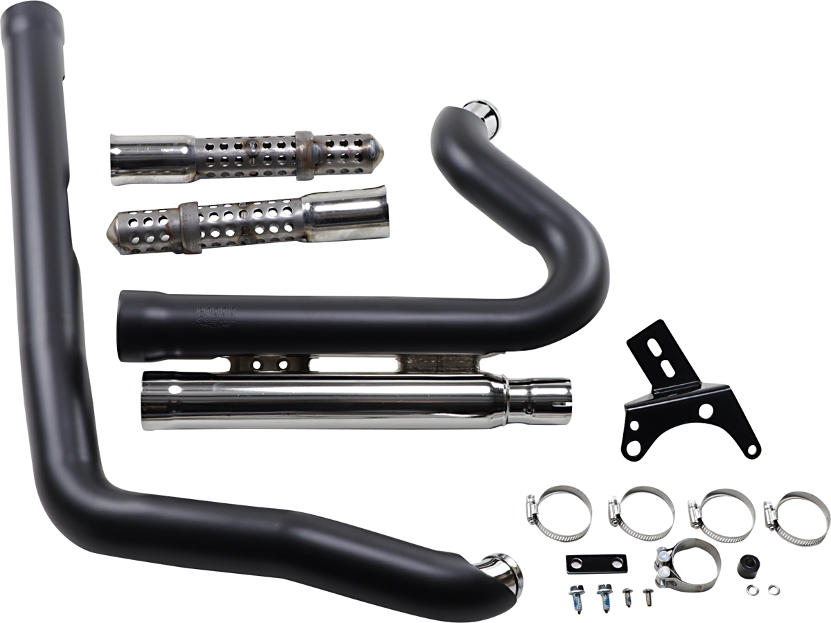 Kompletní výfuk Cobra 909 2-into-2 pro Harley Davidson FXD rok 2006-2011 barva černá