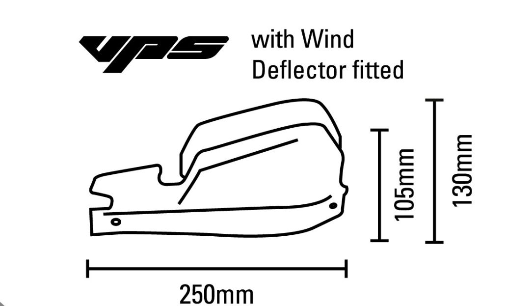 Sada motocyklových krytů páček mx / enduro BARKBUSTERS HANDGUARDS VPS stříbrná, pár