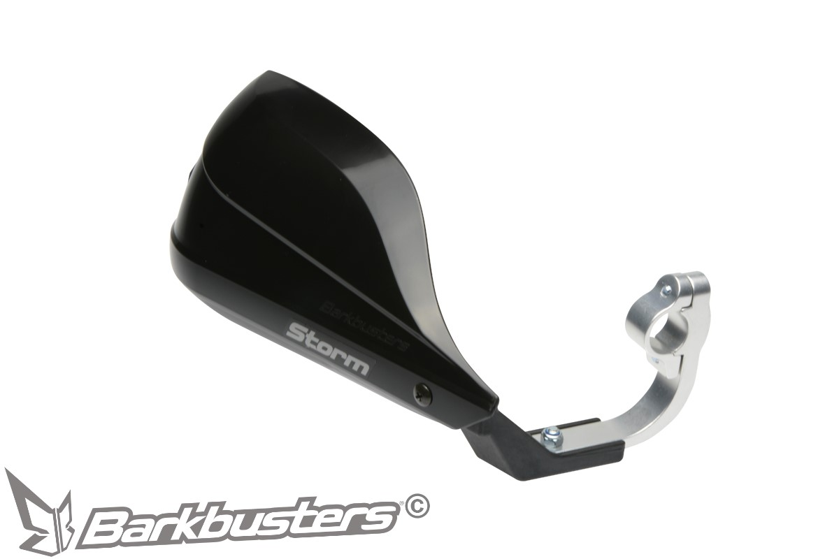 Sada motocyklových krytů páček BARKBUSTERS HANDGUARDS STORM SINGLE POINT černé, pár, pro průměr řidítek 25,4 mm