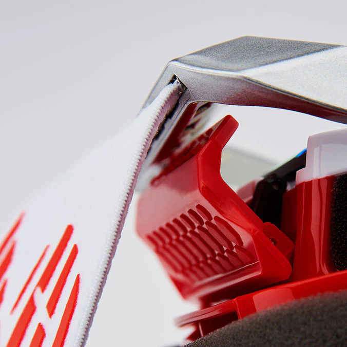 Motokrosové brýle 100% ARMEGA RED s červeným zrcadlovým objektivem