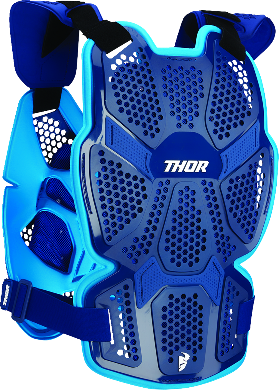 Lehký hrudní / zádový chránič THOR SENTINEL PRO CHEST PROTECTOR barva navy modrá, velikost M/L