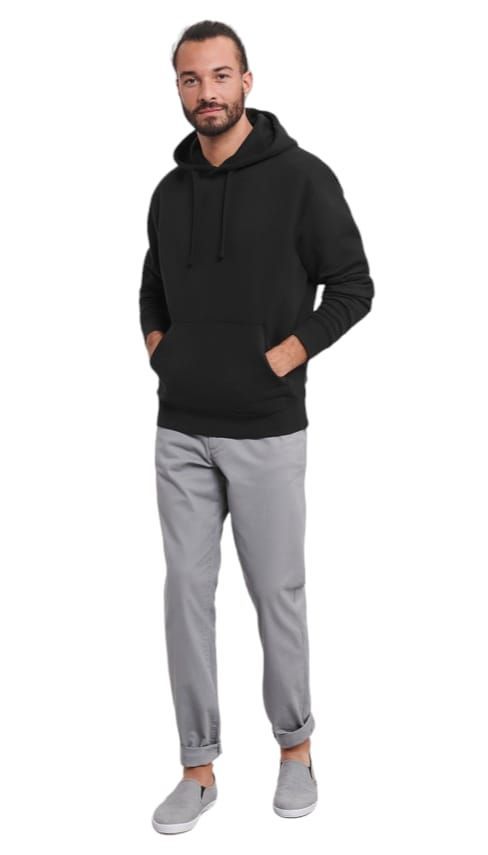 Pánská mikina styl klokanka MXTECH černá s potiskem  vel. S