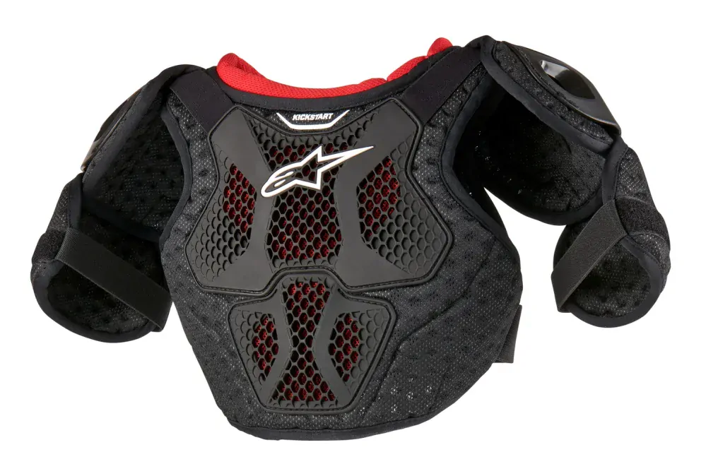 A Dětský chránič těla ALPINESTARS BIONIC KICKSTART velikost 7 až 9 let, barva černá/červená