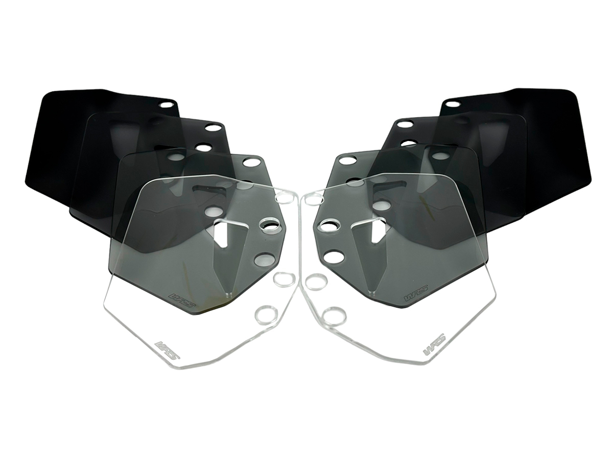 Deflektory motocyklu WRS pro BMW R 1300 GS ABS rok 2024 barva kouřová, pár