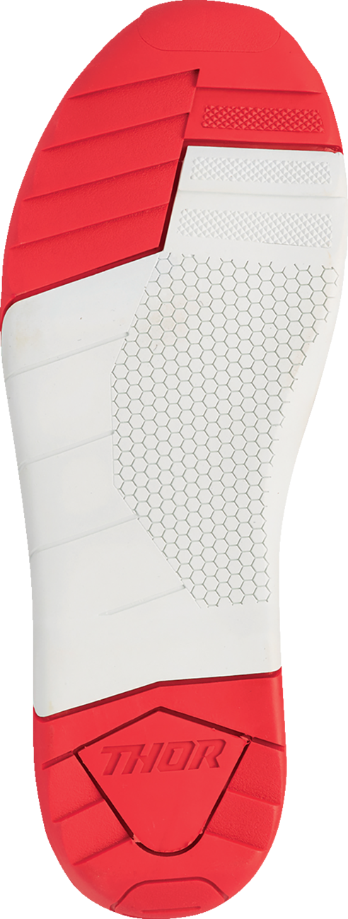 A Motokrosové boty / MX boty, boty na motocross THOR BLITZ XR MX BOOTS barva červená/charcoal - pár velikost 44 / US 10