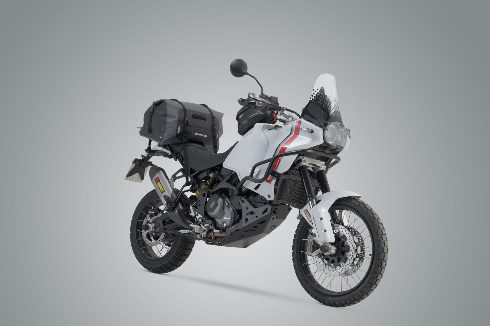 Vodotěsná nepromokavá taška / vak / brašna SW-MOTECH DRYBAG 260 TAIL BAG černá/šedá, velikost 50,0 x 26,0 x 26,0 cm - obsah 26 litrů 