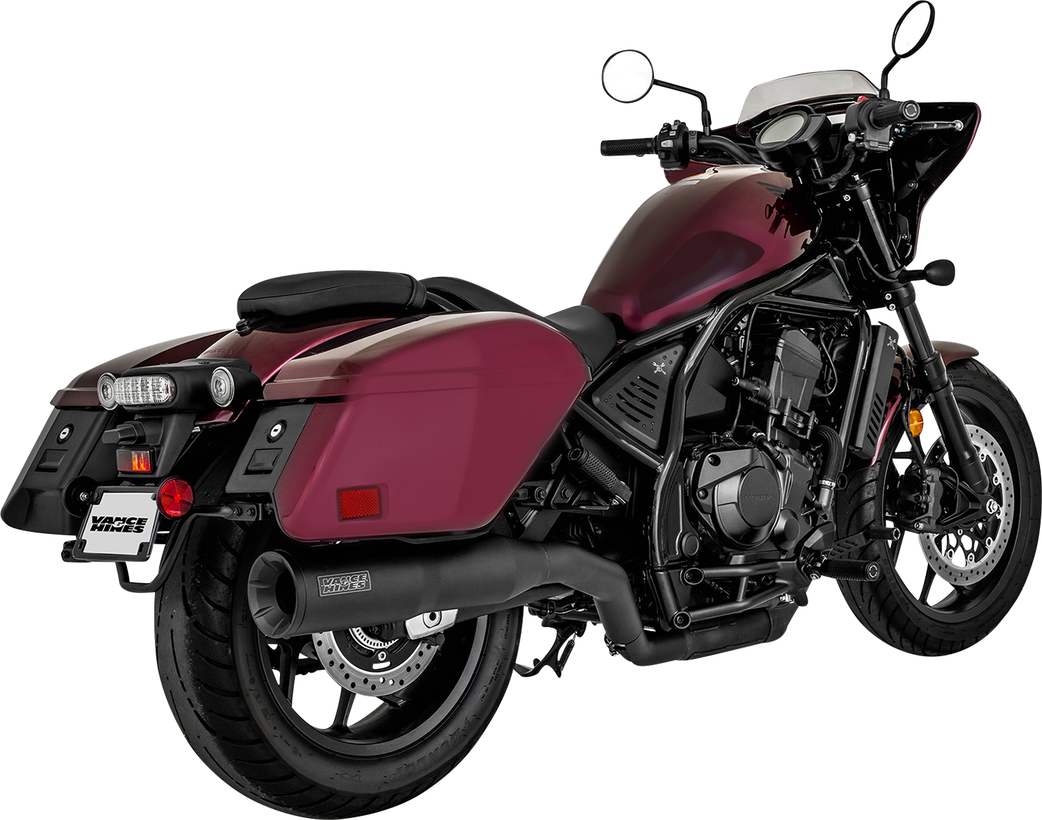 Koncovka výfuku Vance & Hines HI-OUTPUT SLIP-ON MUFFLER pro HONDA CMX 1100 T ABS REBEL rok 2023, průměr koncovky 11,5 cm (4-1/2")  