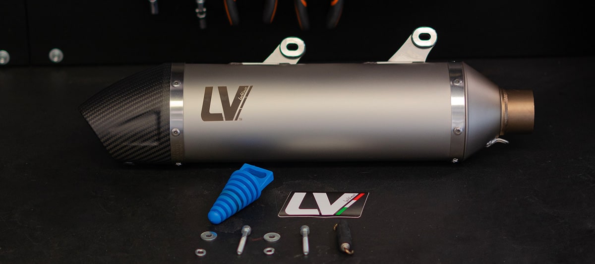 Koncovka výfuku motocyklu LEOVINCE X3 EVO pro GAS GAS EC 350 F 2020 - 2023 