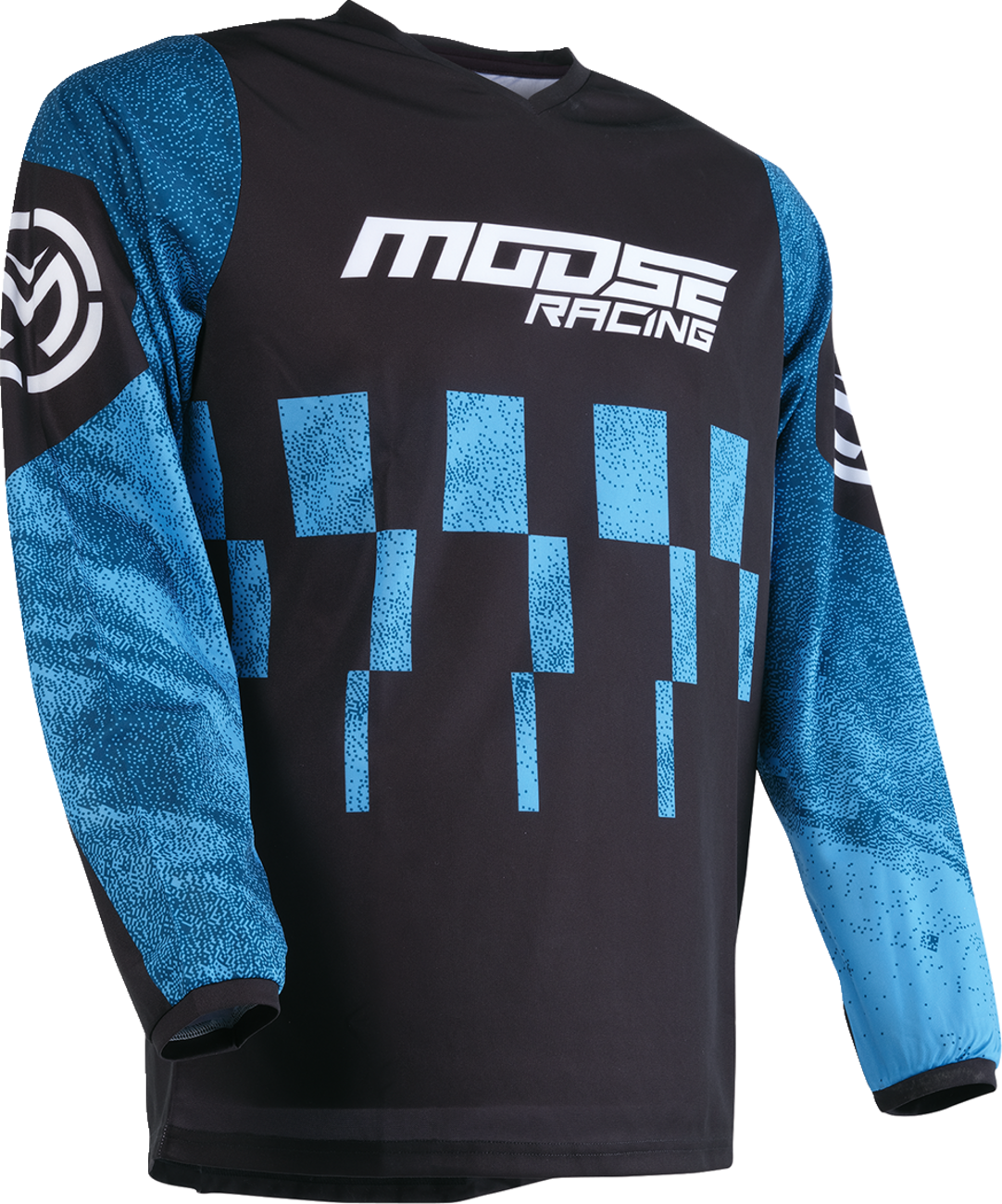a Motokrosový /enduro komplet dresu+kalhoty MOOSE RACING QUALIFIER černá/modrá velikost XL + 36