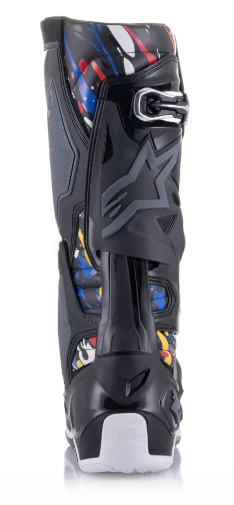 a Motokrosové boty ALPINESTARS TECH 10 limitovaná edice RENEN 2023 černá/šedá/bílá/multicolor velikost 44,5