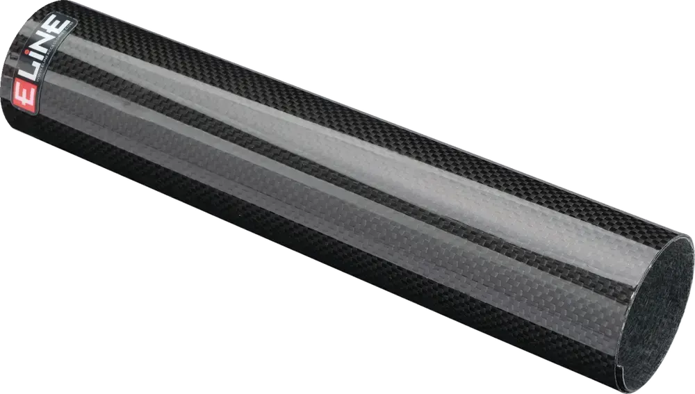 Carbonové/karbonové kryty vidlic MOOSE RACING CARBON FIBER FORK GUARDS pro motocykly HUSQVARNA, pár 