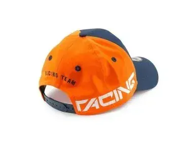 Pánská kšiltovka / čepice KTM RED BULL TEAM CURVED CAP oranžová/modrá,  prohnutý kšilt