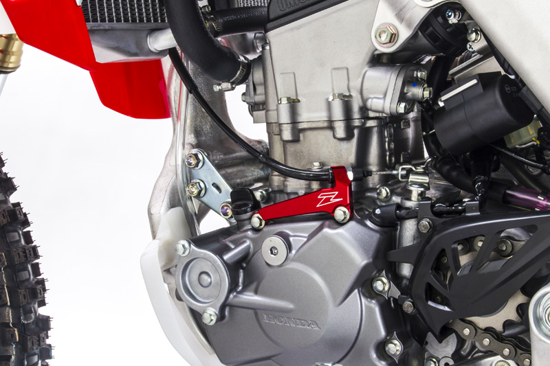 Vodítko spojkového lanka ZETA pro Honda CRF 450 R 09-14 červené