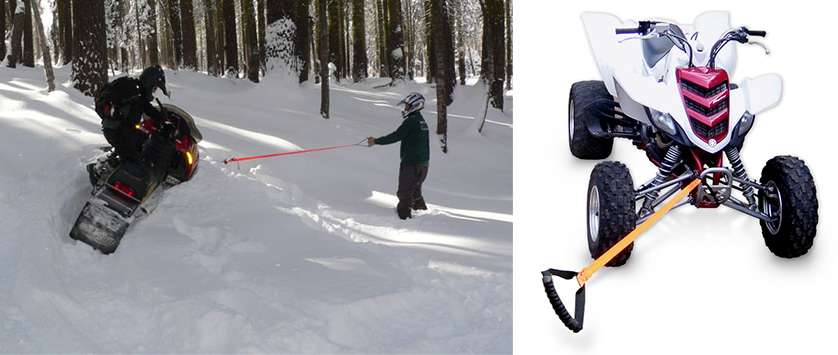 Vytahovací, tažné lano pro ATV,UTV PARTS UNLIMITED délka 366 cm