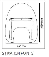 Plexi Puig America 1 pro H-D SPORTSTER 883R (XL883R) 02-14