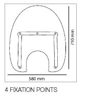 Plexi Puig America 3 pro Kawasaki VN1600 CLASSIC 03-08