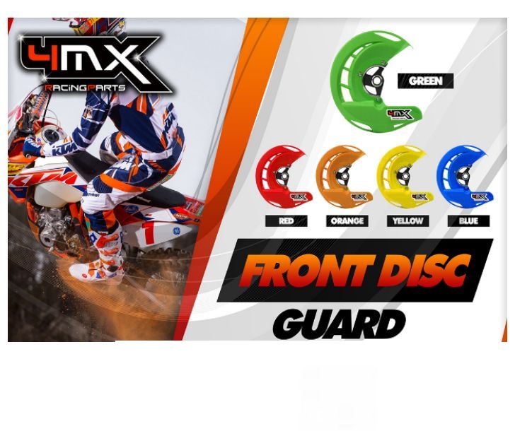 Chránič -kryt předního kotouče 4MX DISK GUARD YAMAHA WR 450 F 06-15 MODRÝ