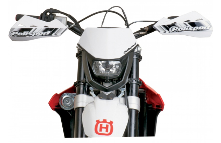 Univerzální přední maska se světlem POLISPORT HALO HEADLIGHTS BLUE