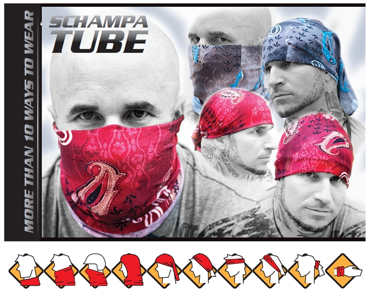 Šátek - tuba ZANHEADGEAR WOODLAND CAMO MOTLEY TUBE