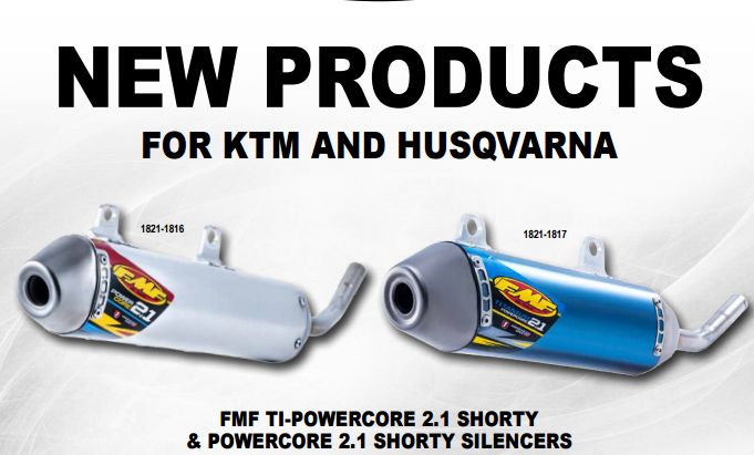 Koncovka výfuku FMF POWERCORE 2.1 SHORTY SILENCER HUSQVARNA TE 250 2017