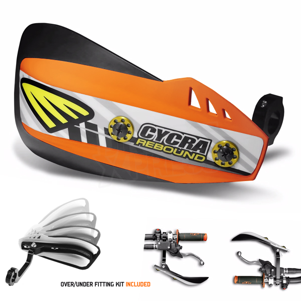 Chrániče páček CYCRA REBOUND FOLDING HANDGUARD RACER PACK GREEN