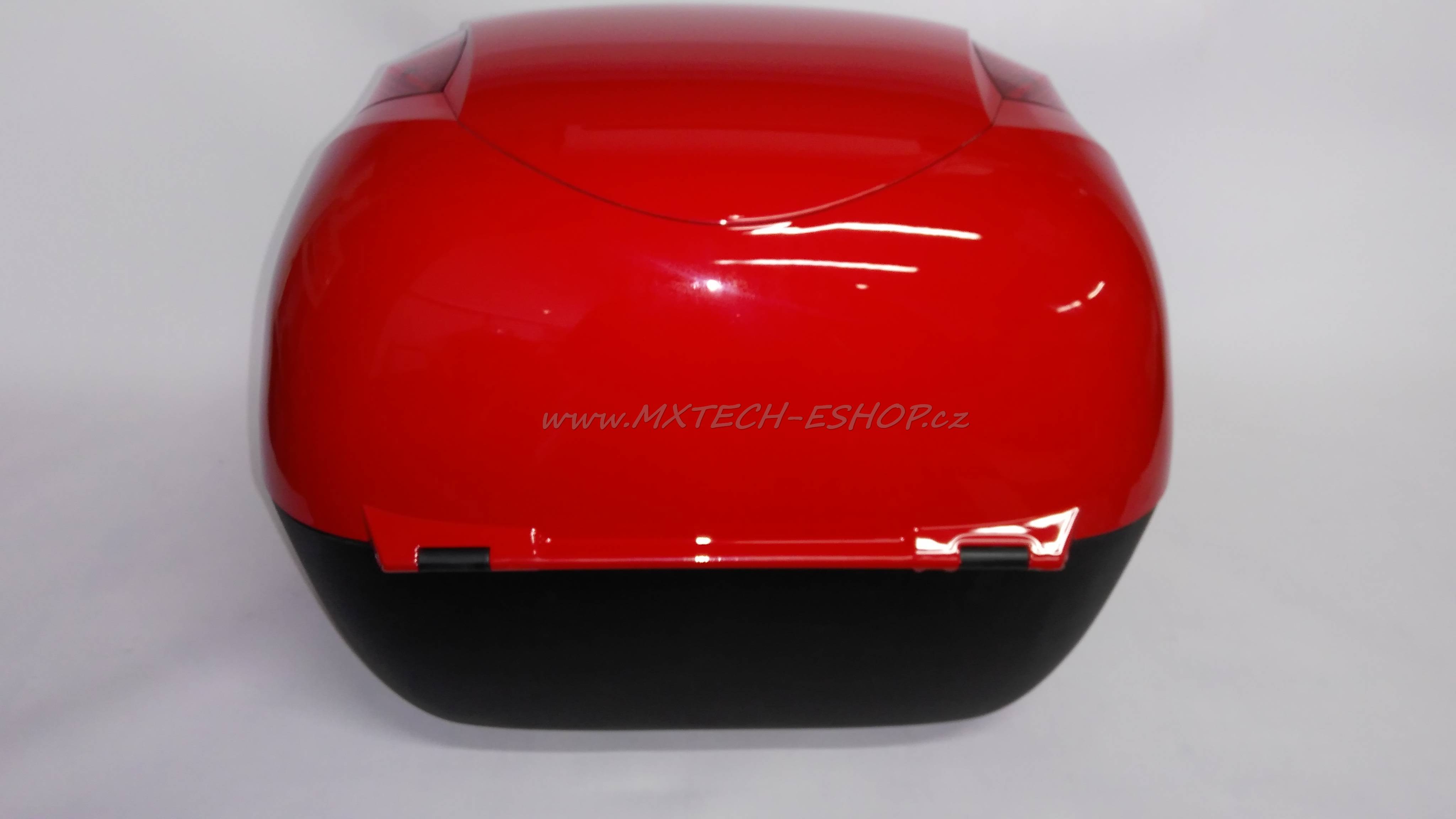 Moto kufr COOCASE V28 FUSION stříbrná metalíza