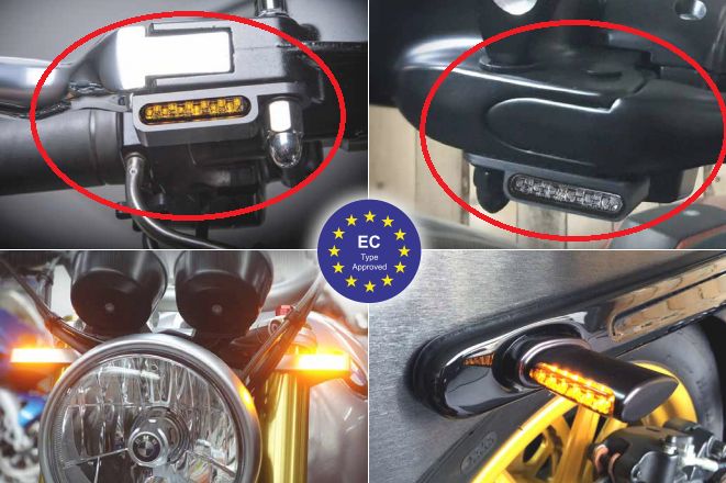 Led blinkry DRAG SPECIALTIES pro HARLEY DAVIDSON Touring lank. spoj. 1993-2008