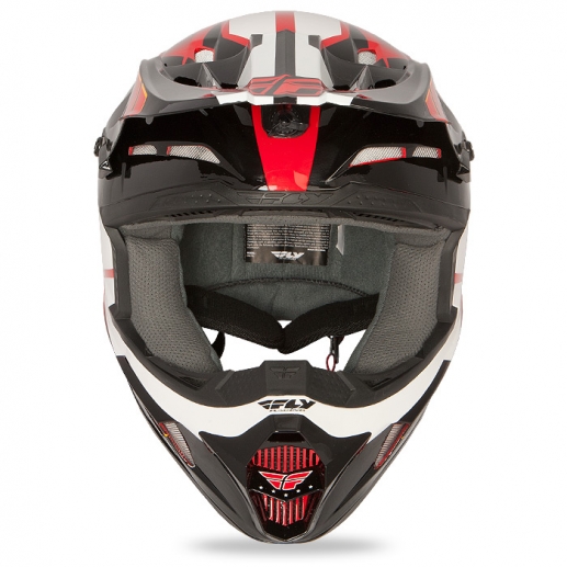 Motokrosová helma FLY F2 CARBON PURE (tyrkysová,bílá)