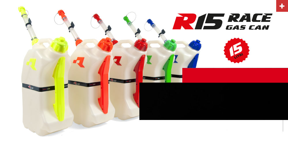 Rychlotankovací kanystr na benzín RTECH GAS CAN žlutý obsah 15 litrů 