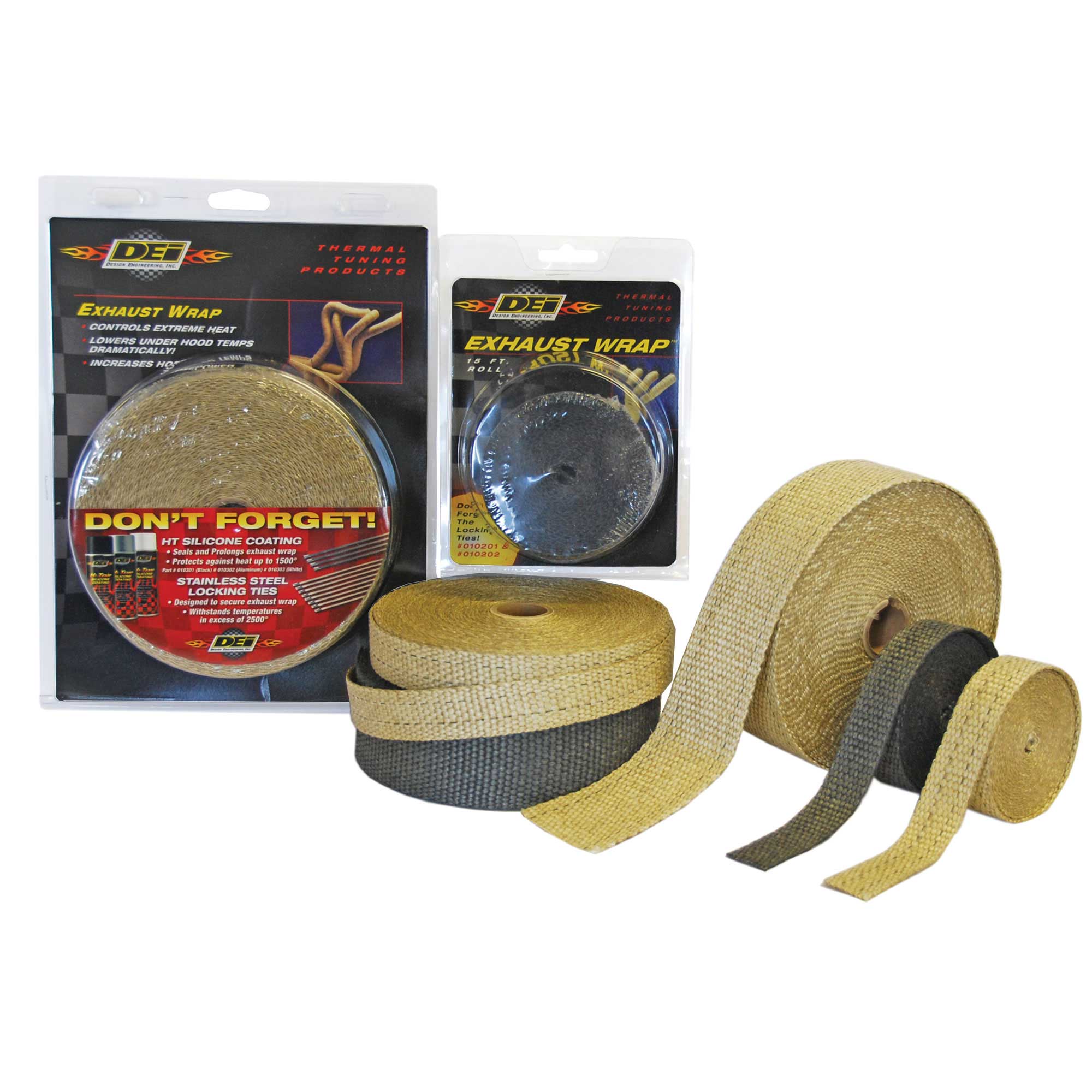 Termo izolační páska na výfuky DEI DESIGN ENGINEERING ŠÍŘKA 50 MM, DÉLKA 15 M