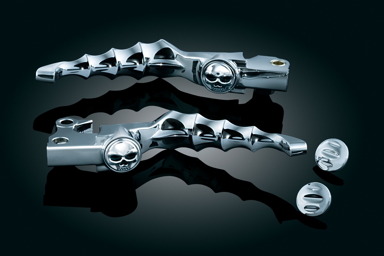 Set páček KURYAKYN ZOMBIE LEVERS HONDA VT 1300 CX Fury 09‑16 chrom